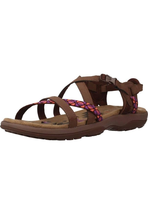skechers - Sandały SKECHERS REGGAE SLIM VACAY Brązowy. Okazja: na plażę. Kolor: brązowy. Materiał: syntetyk, tkanina. Styl: sportowy
