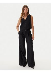 Guess Spodnie materiałowe W5BB13 W2422 Czarny Regular Fit. Kolor: czarny. Materiał: syntetyk #3