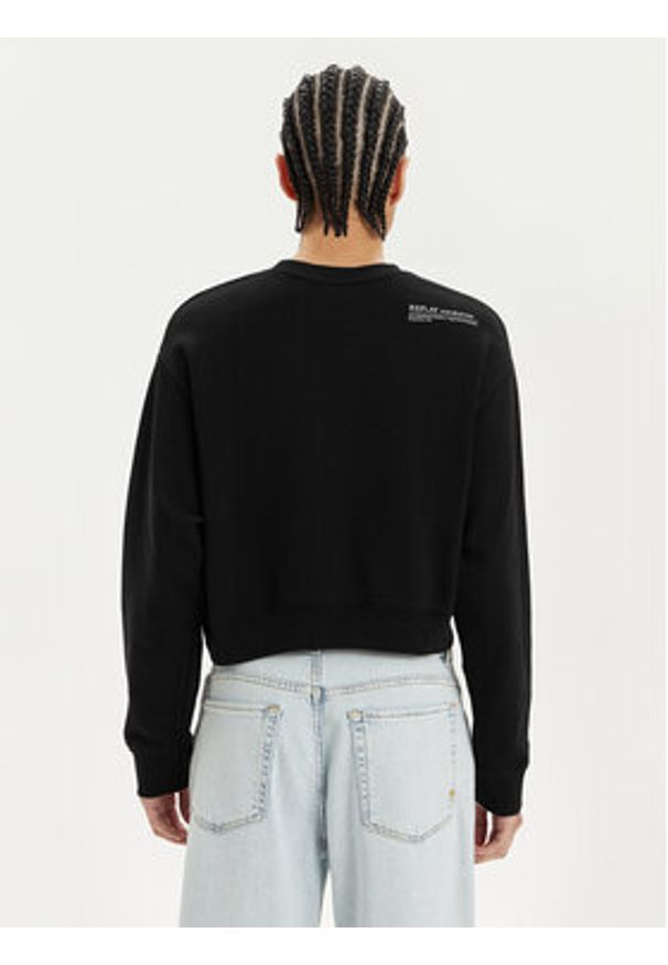 Replay Bluza W3104B.000.23650P Czarny Regular Fit. Kolor: czarny. Materiał: bawełna