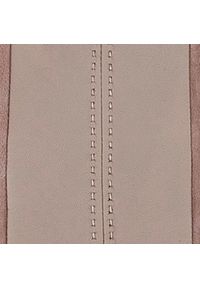 Wittchen - Damskie rękawiczki skórzane z zamszowymi wstawkami beżowe. Kolor: beżowy. Materiał: skóra. Styl: klasyczny #6
