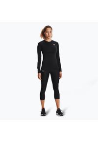 Longsleeve treningowy damski Under Armour HeatGear Compression. Kolor: czarny. Długość rękawa: długi rękaw