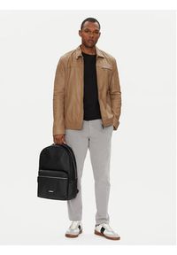 Calvin Klein Plecak Sleek Nylon Backpack LV04D3042G Czarny. Kolor: czarny. Materiał: materiał