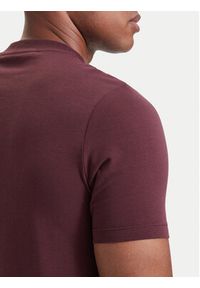 Karl Lagerfeld - KARL LAGERFELD T-Shirt 755040 564235 Czerwony Regular Fit. Typ kołnierza: dekolt w karo. Kolor: czerwony. Materiał: bawełna #3
