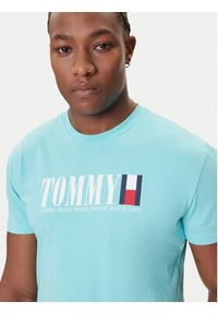 Tommy Jeans T-Shirt Dna Flag DM0DM21941 Zielony Regular Fit. Kolor: zielony. Materiał: bawełna #3