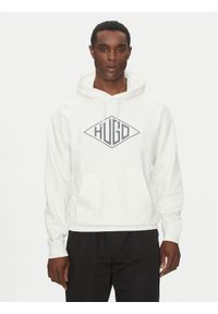 Hugo - HUGO Bluza Dacorolo 50534947 Beżowy Relaxed Fit. Kolor: beżowy. Materiał: bawełna #1