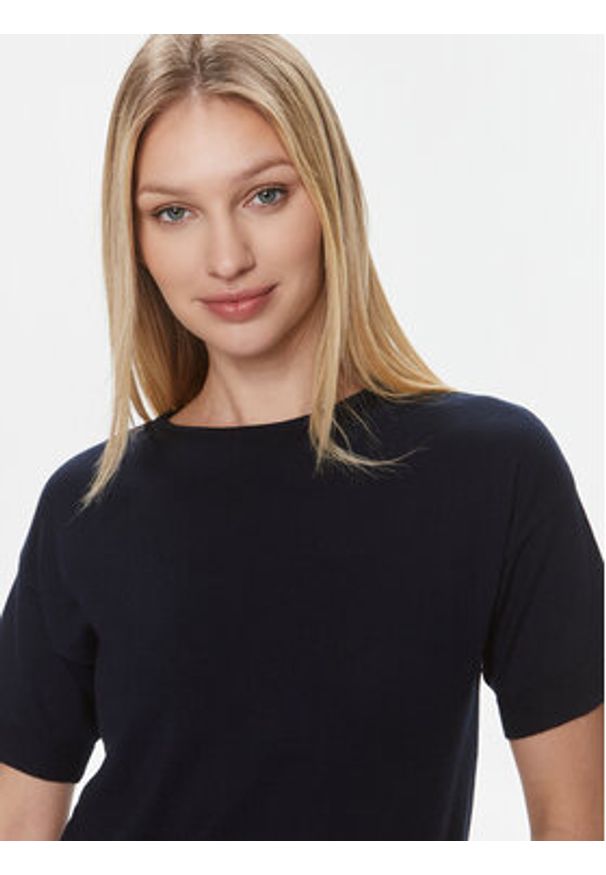 United Colors of Benetton - United Colors Of Benetton T-Shirt 103CD102M Granatowy Regular Fit. Kolor: niebieski. Materiał: bawełna