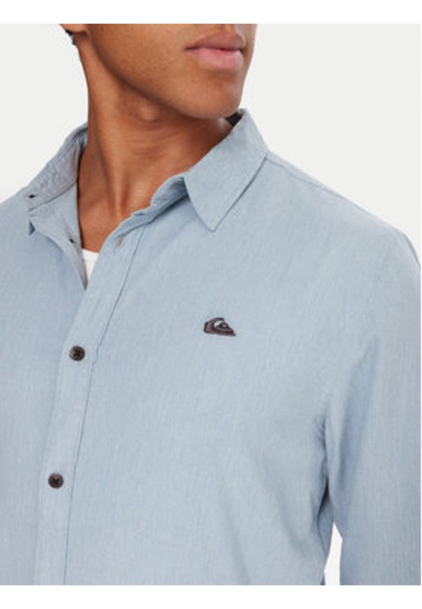 Quiksilver Koszula Premium Stretch EQYWT04670 Błękitny Regular Fit. Kolor: niebieski. Materiał: bawełna