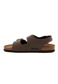 Buty do chodzenia męskie Birkenstock 634503. Zapięcie: klamry. Kolor: brązowy, wielokolorowy. Materiał: syntetyk, materiał. Szerokość cholewki: normalna. Sport: turystyka piesza