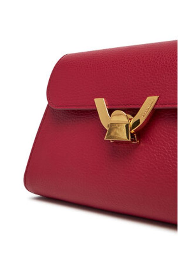 Coccinelle Torebka E1 QTF 12 03 01 Bordowy. Kolor: czerwony. Materiał: skórzane