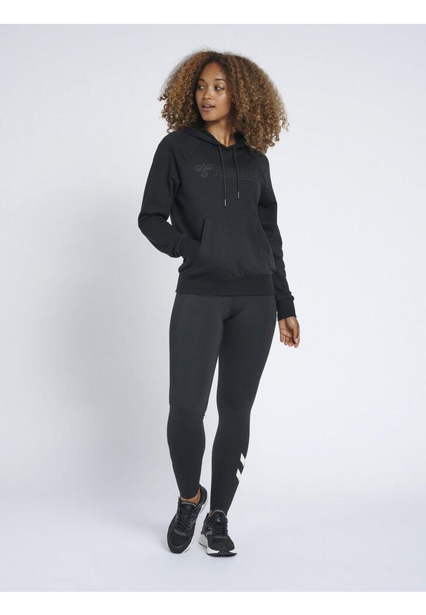 Bluza fitness damska Hummel hmlnoni z kapturem. Typ kołnierza: kaptur. Kolor: czarny. Sport: fitness