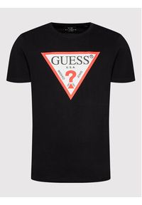 Guess T-Shirt M2GI68 KBA60 Czarny Regular Fit. Kolor: czarny. Materiał: bawełna #4