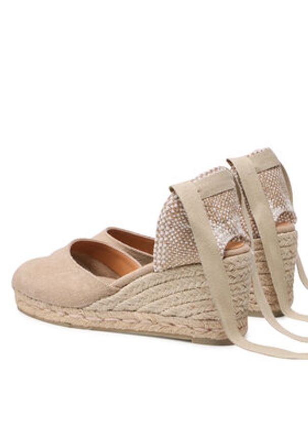Castañer Espadryle Carina/6/002 021644-2017 Beżowy. Kolor: beżowy. Materiał: materiał