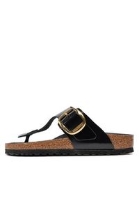Birkenstock Japonki Gizeh Buckle He 1021469 Czarny. Kolor: czarny. Materiał: skóra #5