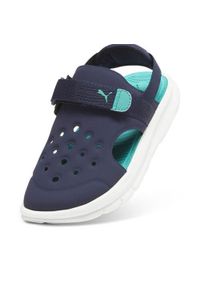 Buty do chodzenia dla dzieci Puma Evolve. Kolor: niebieski. Materiał: materiał, syntetyk