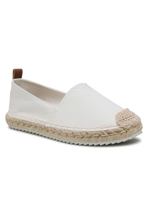 BIG STAR SHOES - Espadryle Big Star Shoes HH274493 Off White. Kolor: biały. Materiał: materiał