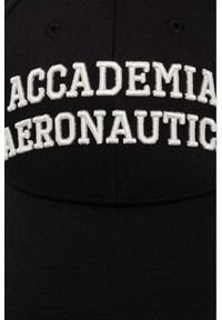 Aeronautica Militare - AERONAUTICA MILITARE Czarna czapka z daszkiem. Kolor: czarny. Wzór: haft #3