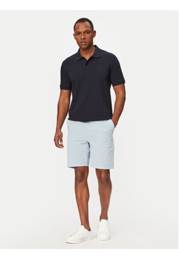 BOSS Szorty materiałowe H-Kane1 50555235 Błękitny Modern Fit. Kolor: niebieski. Materiał: bawełna