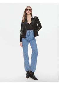 Calvin Klein Kurtka z imitacji skóry K20K206311 Czarny Relaxed Fit. Kolor: czarny. Materiał: skóra #2