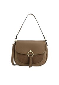 Lasocki Torba LSK-K-063-06 Khaki. Kolor: brązowy. Materiał: poliester, materiał