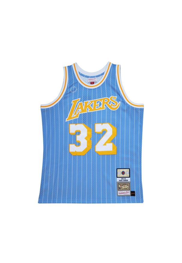 Mitchell & Ness - Koszulka NBA Los Angeles Lakers Magic Johnson. Kolor: niebieski. Sport: koszykówka