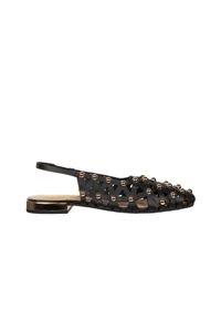 Sandały Gioseppo Calamus Black 602205, Czarny, Skóra naturalna - 39. Kolor: czarny. Materiał: skóra. Wzór: aplikacja. Styl: elegancki #1