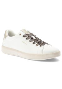 Białe Sneakersy Tamaris Modne Obuwie Damskie Animal Prints. Okazja: na co dzień, na spacer. Kolor: biały. Wzór: motyw zwierzęcy. Styl: elegancki, klasyczny, casual #1