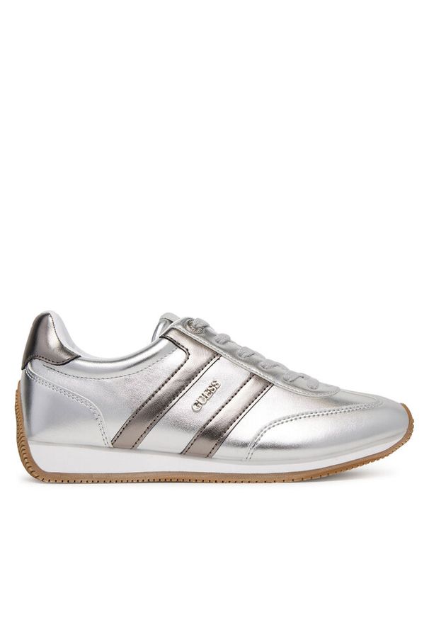 Sneakersy Guess. Kolor: srebrny