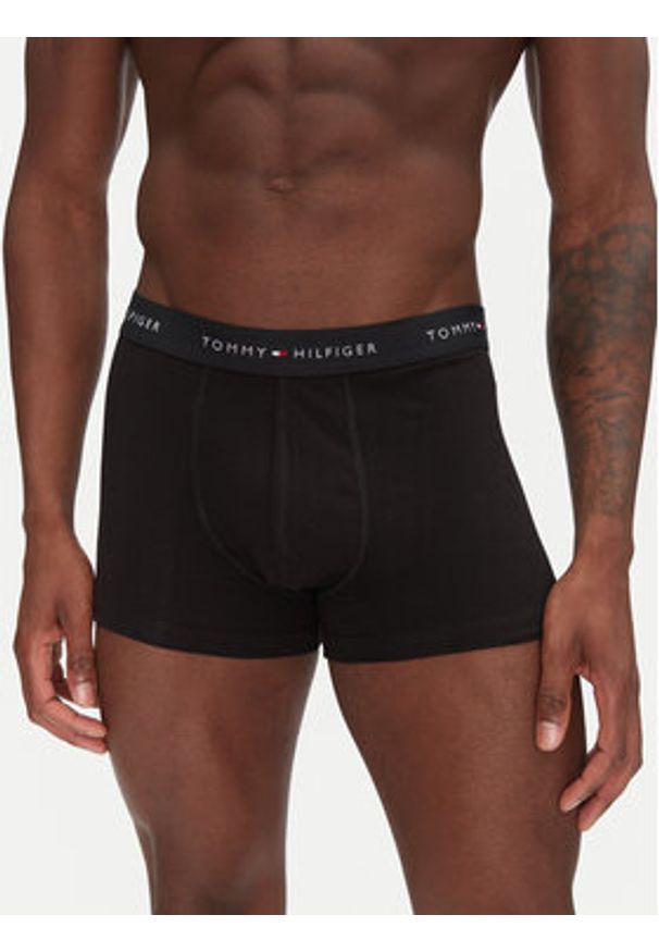 TOMMY HILFIGER - Tommy Hilfiger Komplet 3 par bokserek UM0UM02763 Czarny. Kolor: czarny. Materiał: bawełna