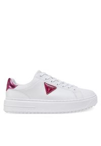 Guess Sneakersy FLJD12 LEA12 Biały. Kolor: biały. Materiał: skóra