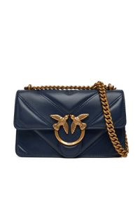 Pinko - PINKO Torebka Love One Mini Light Dc Al 25-26 PLTT 104550 A2OS Granatowy. Kolor: niebieski. Materiał: skórzane