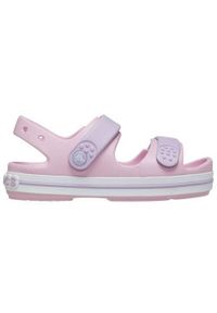 Buty do chodzenia dla dzieci Crocs Crocband Cruiser. Zapięcie: rzepy. Kolor: różowy. Materiał: syntetyk, materiał