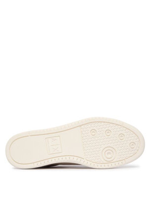 Armani Exchange Sneakersy XW002791 AF23058 MZ285 Beżowy. Kolor: beżowy. Materiał: skóra, zamsz