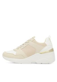 DeeZee Sneakersy ADARA WAG1270307A Beżowy. Kolor: beżowy. Materiał: skóra