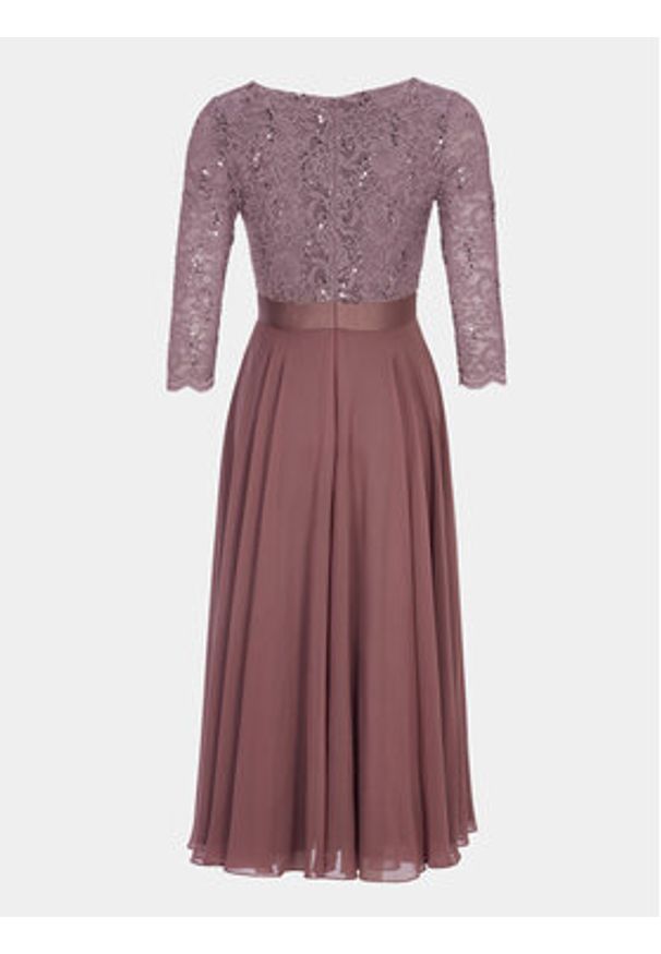 Swing Sukienka koktajlowa 5AE29100 Różowy Regular Fit. Kolor: różowy. Materiał: syntetyk. Styl: wizytowy