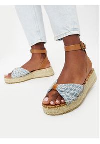 Pepe Jeans Espadryle Kate Thelma PLS90674 Niebieski. Kolor: niebieski. Materiał: materiał #5