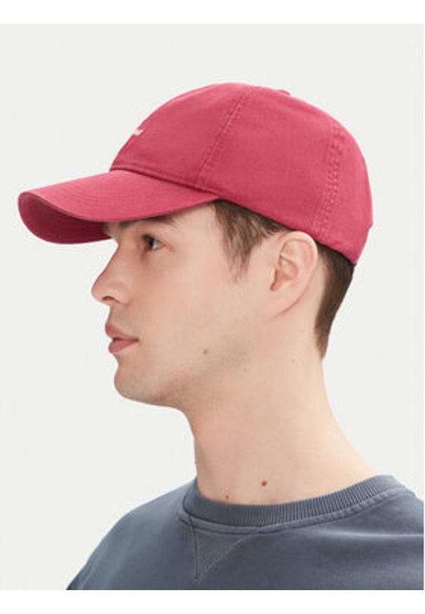 Barbour Czapka z daszkiem Cascade MHA0274PI75 Bordowy. Kolor: czerwony. Materiał: bawełna, materiał