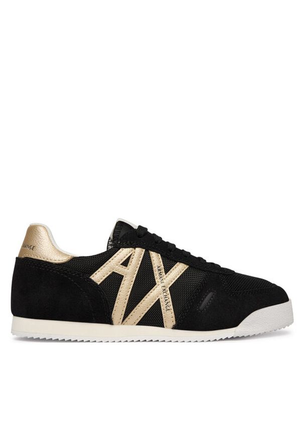 Armani Exchange Sneakersy XW002794 AF22755 MC077 Czarny. Kolor: czarny. Materiał: skóra