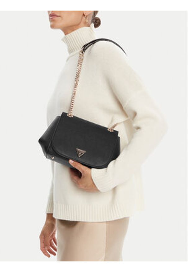 Guess Torebka HWNG96 69210 Czarny. Kolor: czarny. Materiał: skórzane