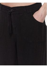 BDG Urban Outfitters Spodnie materiałowe BDG LINEN FIVE POCKET 76474998 Czarny. Kolor: czarny. Materiał: bawełna