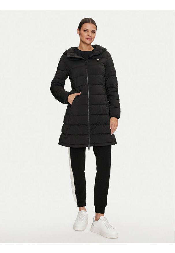 Guess Kurtka zimowa New Altea V4YL05 WF3X0 Czarny Regular Fit. Kolor: czarny. Materiał: syntetyk. Sezon: zima