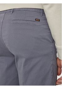 BOSS - Boss Szorty materiałowe Chino-Slim-Shorts 50513035 Niebieski Slim Fit. Kolor: niebieski. Materiał: bawełna #3