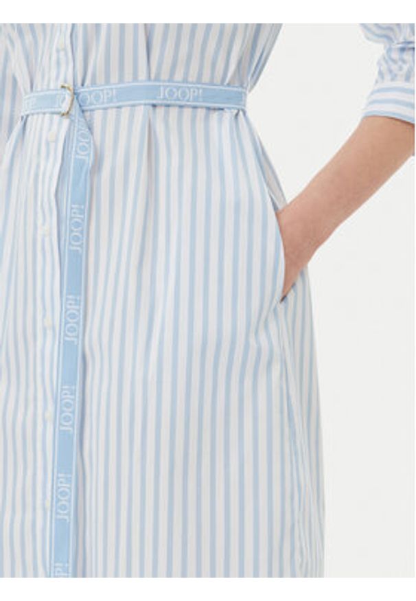 JOOP! Sukienka koszulowa 58 252D58Dominique 30046521 Błękitny Regular Fit. Kolor: niebieski. Materiał: bawełna. Typ sukienki: koszulowe