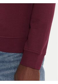 Karl Lagerfeld - KARL LAGERFELD Bluza 705091 554917 Bordowy Regular Fit. Typ kołnierza: dekolt w karo. Kolor: czerwony. Materiał: bawełna