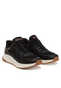 skechers - Skechers Sneakersy Bobs Squad 4-Staple Look 117624/BLK Czarny. Kolor: czarny. Materiał: materiał