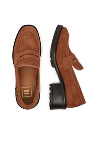 G-Star RAW - G-Star Raw Loafersy WI34-JANELLE-01 Brązowy. Kolor: brązowy. Materiał: skóra, zamsz #7