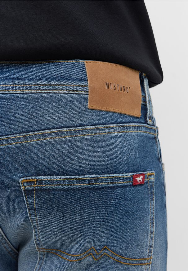 Męskie Spodnie jeansowe Mustang Style Orlando Slim Denim Blue 1016797 5000 434
