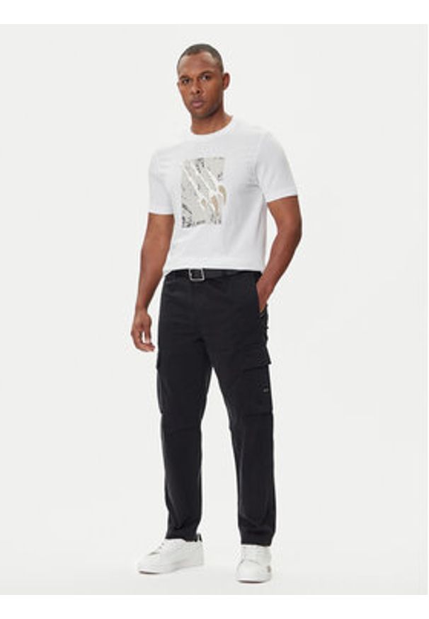BOSS T-Shirt Te_Animali 50546362 Biały Regular Fit. Kolor: biały. Materiał: bawełna