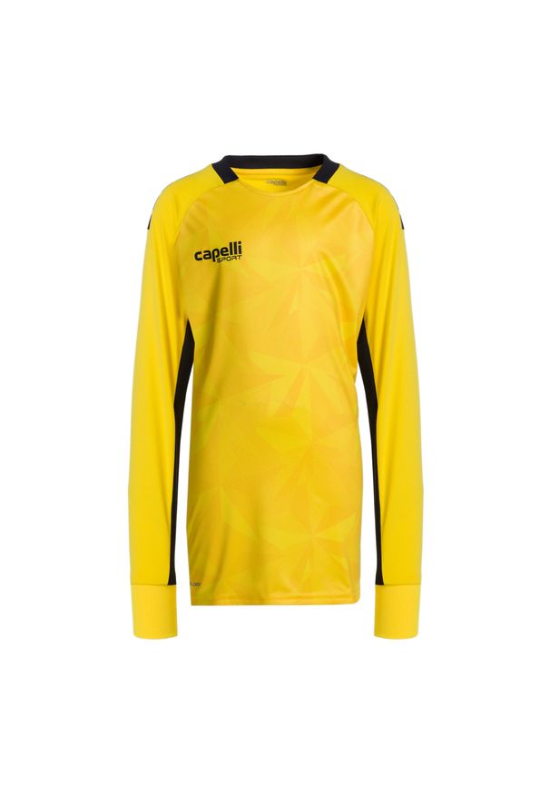 CAPELLI SPORT - Koszulka piłkarska dziecięca Capelli Pitch Star Goalkeeper. Kolor: żółty. Sport: piłka nożna