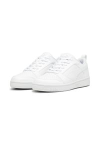 Puma - Buty do chodzenia męskie PUMA Rebound V6 Low. Zapięcie: sznurówki. Kolor: biały, wielokolorowy, szary. Materiał: materiał, syntetyk. Szerokość cholewki: normalna. Sport: turystyka piesza