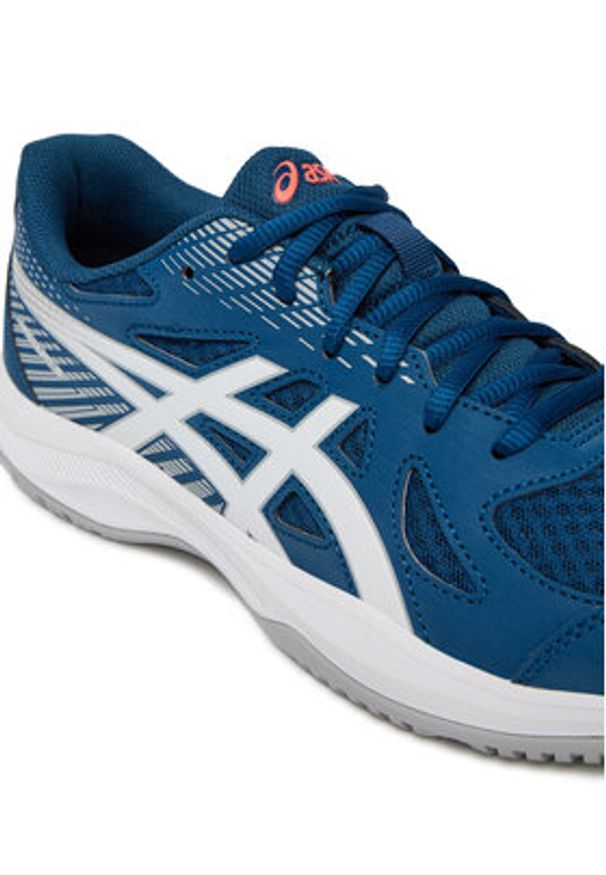 Asics Buty halowe Upcourt 6 1071A104 Niebieski. Kolor: niebieski. Materiał: materiał